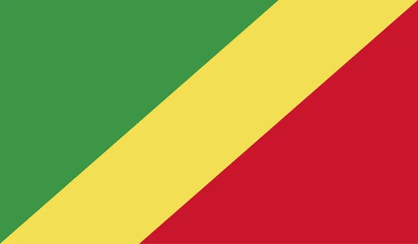 Congo imagem bandeira — Vetor de Stock