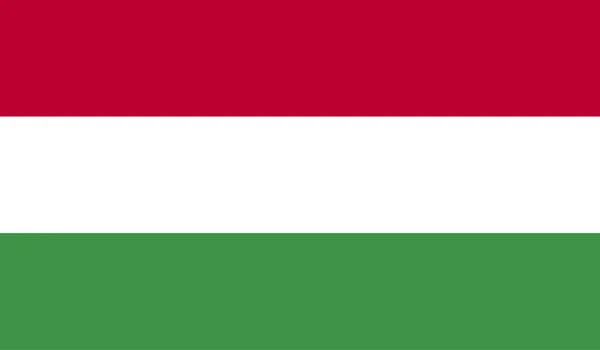 Hungría bandera imagen — Archivo Imágenes Vectoriales