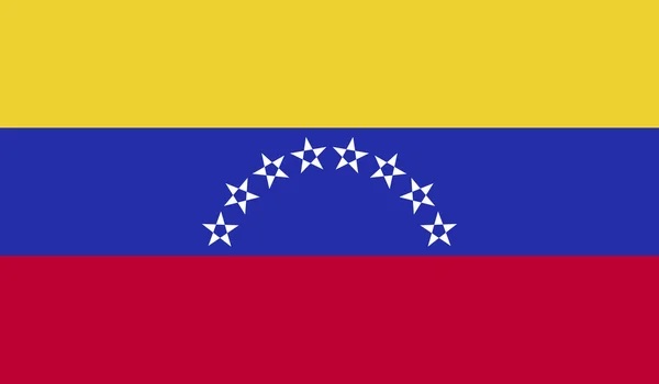 Venezuela vlag afbeelding — Stockvector