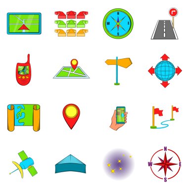 navigasyon simge seti