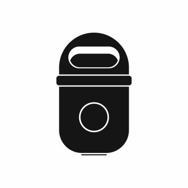 Çöp kutusu simgesi, basit biçim