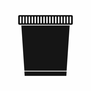 Çöp kutusu simgesi, basit biçim