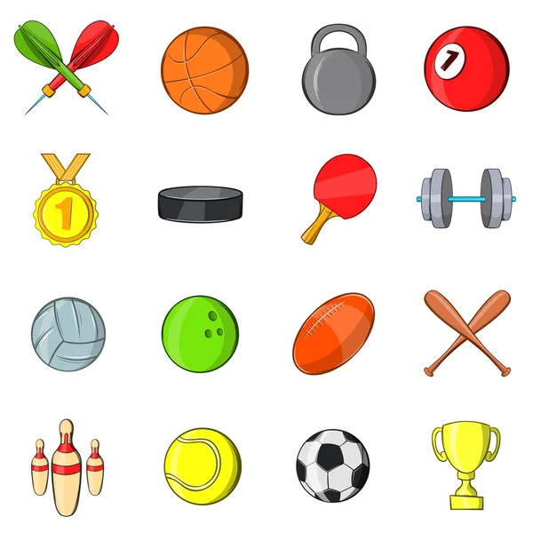 Spor Icons set — Stok Vektör