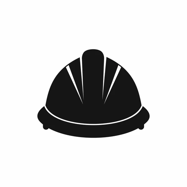 Construction helmet icon, simple style — Stock Vector