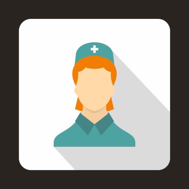 Doktor simgesi, düz stil