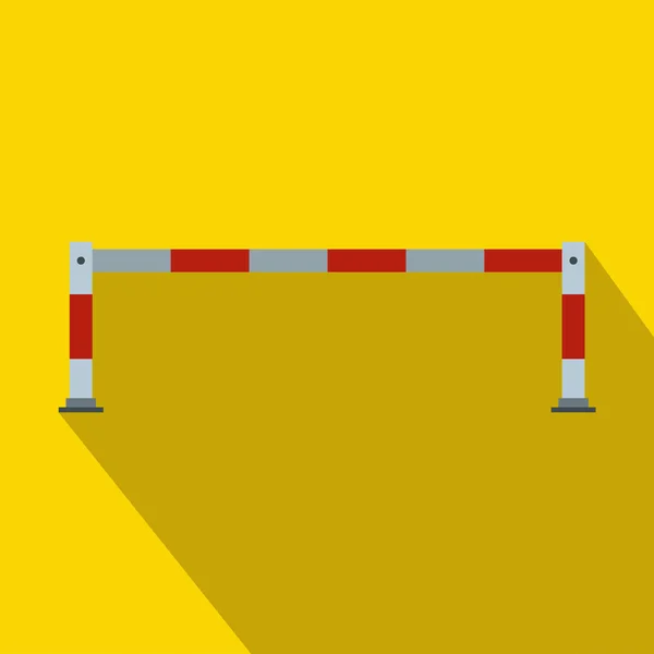 Barriere-Ikone im flachen Stil — Stockvektor