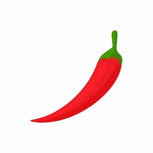 Icono de chile picante, estilo de dibujos animados — Vector de stock