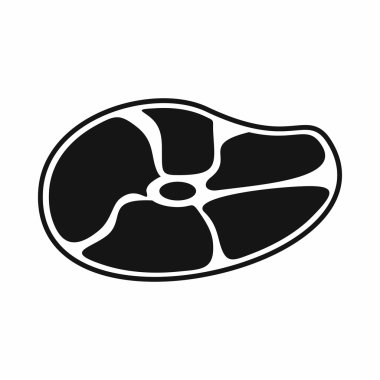 Biftek simgesi, basit stil