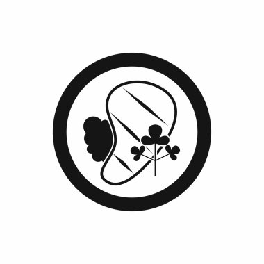 Biftek simgesi, basit stil