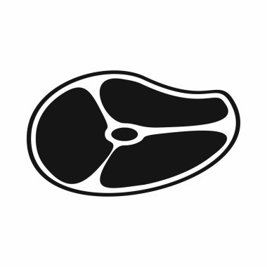 Biftek simgesi, basit stil