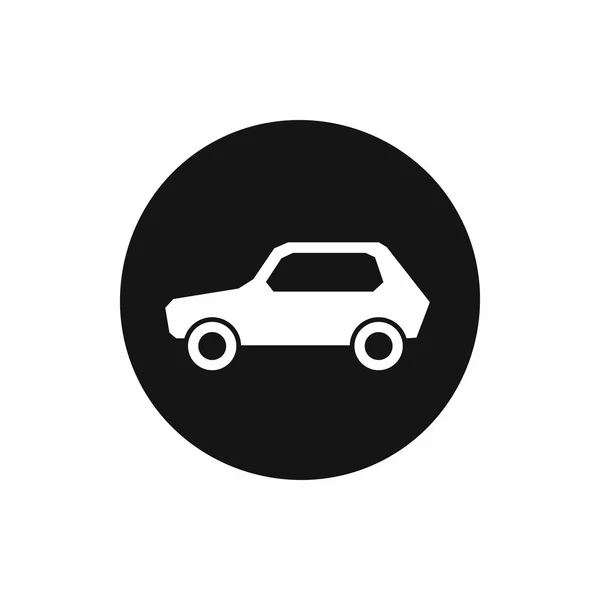 Apenas veículos a motor permitido ícone sinal de estrada — Vetor de Stock