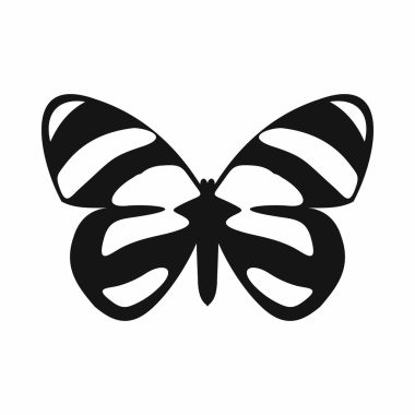 Kelebek kutsal kişilerin resmi, basit tarzı