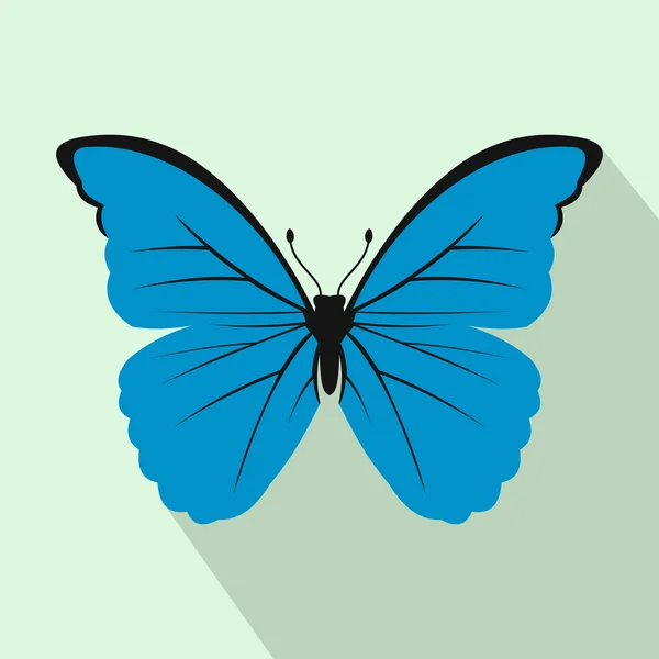 Ícone de borboleta, estilo plano —  Vetores de Stock