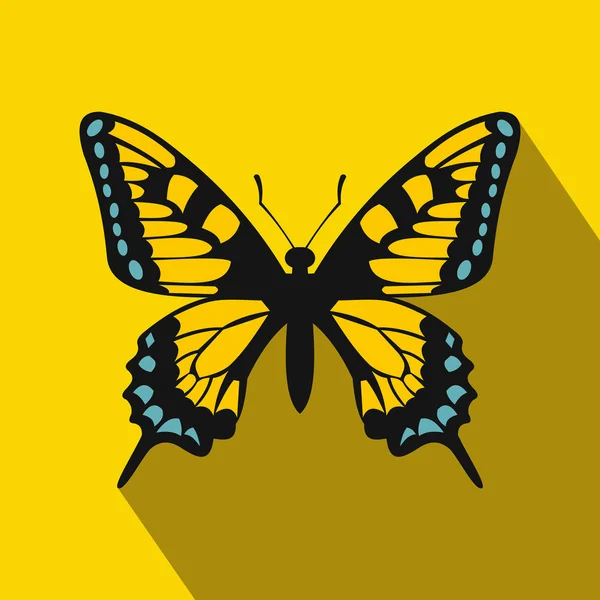 Піктограма метелика, плоский стиль — стоковий вектор