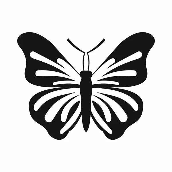 Icono de mariposa, estilo simple — Archivo Imágenes Vectoriales