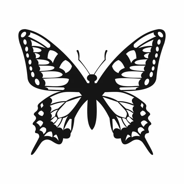 Icono de mariposa, estilo simple — Vector de stock