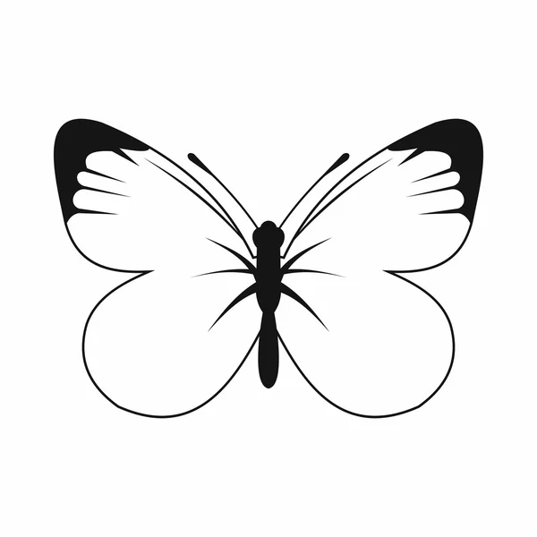 Icono de mariposa, estilo simple — Vector de stock