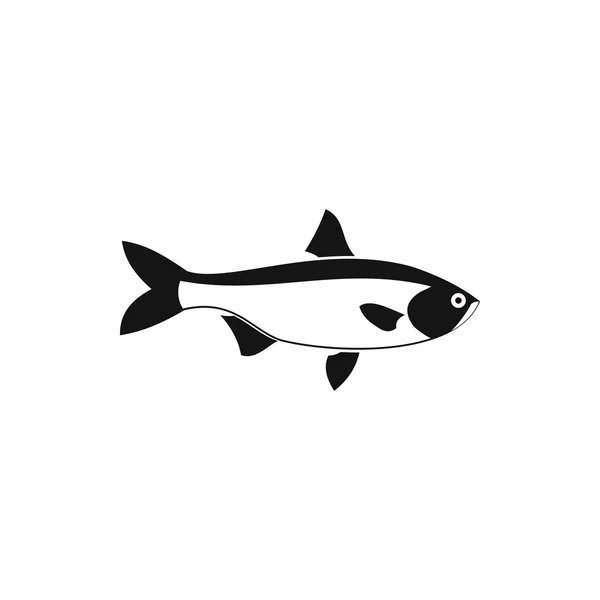 Fish icon, simple style — Stock Vector