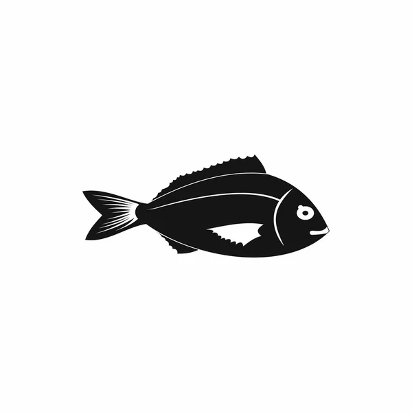 Fish icon, simple style — Stock Vector