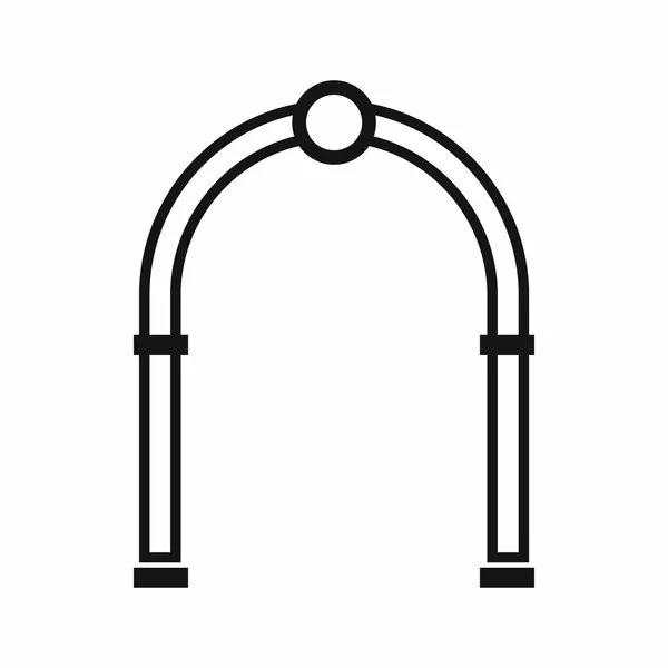 Icono de arco, estilo simple — Archivo Imágenes Vectoriales