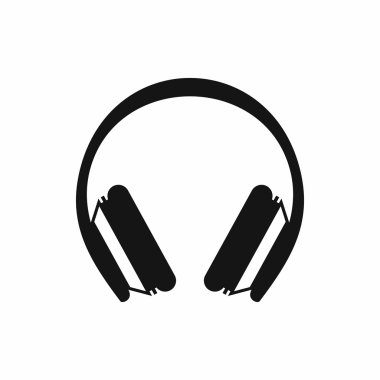 Koruyucu kulaklık simgesi, basit tarzı