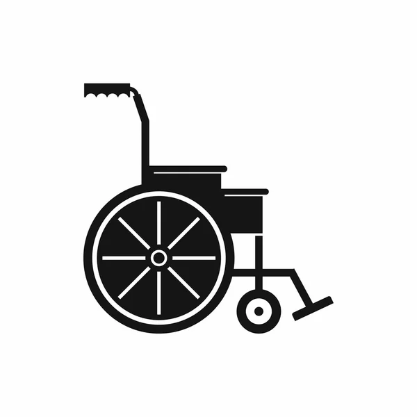 Wheelchair icon, simple style — Stock Vector