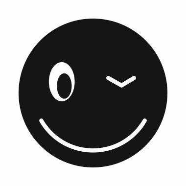 Eyewink ifade simgesi, basit tarzı