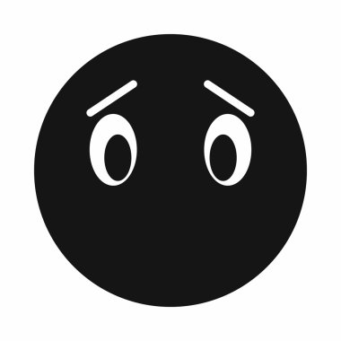 Ağız simgesi, basit stil olmadan ifade