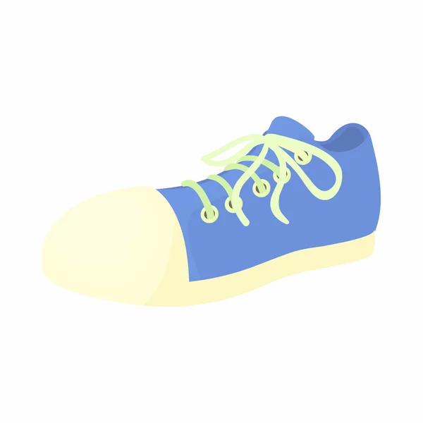 卡通风格蓝色运动鞋图标 — 图库矢量图片