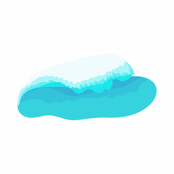 Icono de ola de agua — Vector de stock