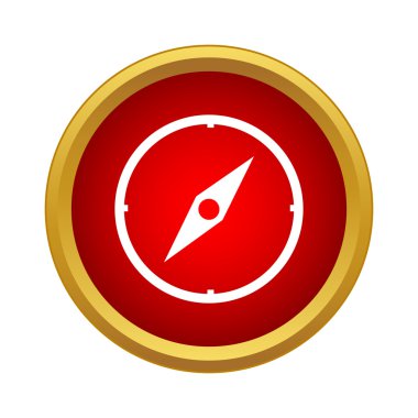 Pusula simgesini, basit tarzı