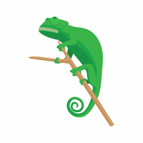 Lizard icon, cartoon style — Stock Vector