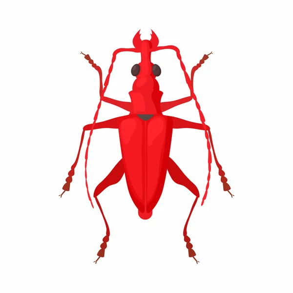 Ícone de Bug, estilo dos desenhos animados —  Vetores de Stock