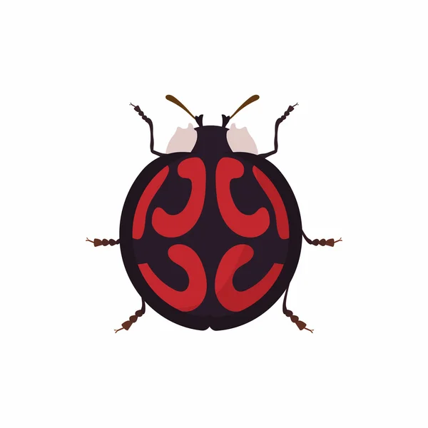 Bug pictogram, cartoon stijl — Stockvector