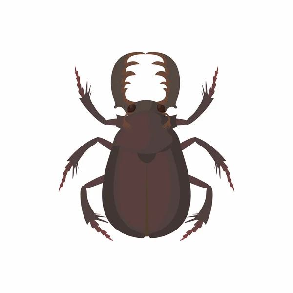 Icona bug, stile cartone animato — Vettoriale Stock