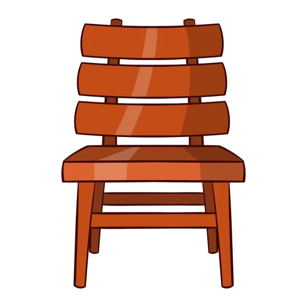 Icône de chaise, style dessin animé — Image vectorielle