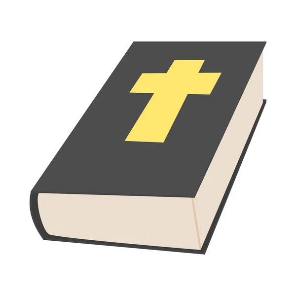 Icono del libro de la Biblia en estilo de dibujos animados — Vector de stock