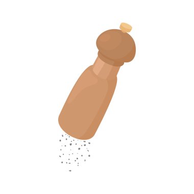 Ahşap pepperbox simgesi, karikatür tarzı