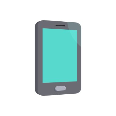 Modern akıllı telefon simgesi, çizgi film tarzı