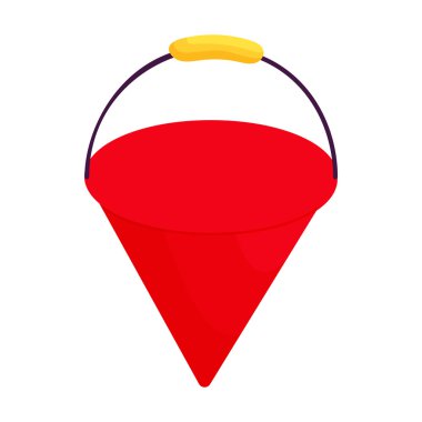 Yangın kova simgesi, karikatür tarzı