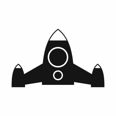 Roket simgesi, basit tarzı