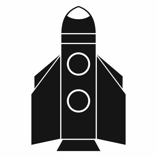 Піктограма ракети, простий стиль — стоковий вектор