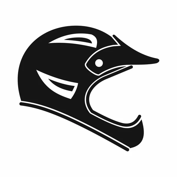 Icono casco de bicicleta, estilo simple — Vector de stock