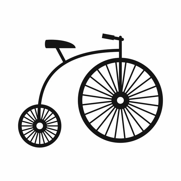 Icône penny farthing, style simple — Image vectorielle