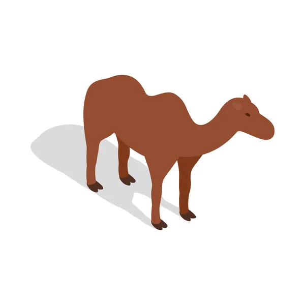 Wielbłąd ikony w stylu 3d izometryczny — Wektor stockowy
