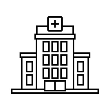 Hastane simgesi, anahat stili