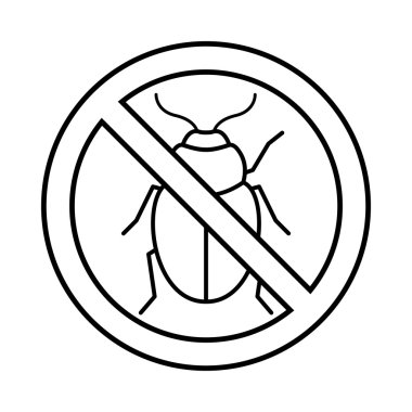 Anahat stili yok Patates böceği işareti simgesi