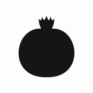 Olgun nar simgesi, basit tarzı