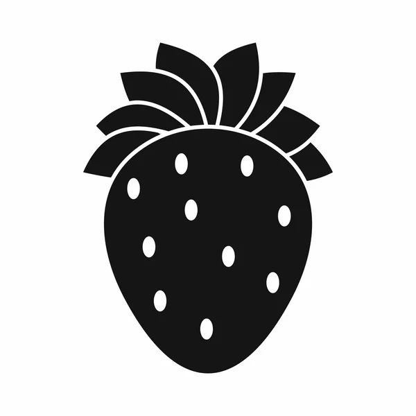 草莓图标，简单的样式 — 图库矢量图片