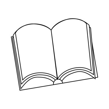 Kitap simgesini aç, taslak biçimi